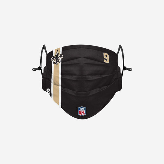 NFL Player Facemask Sideline Drew Brees Saints