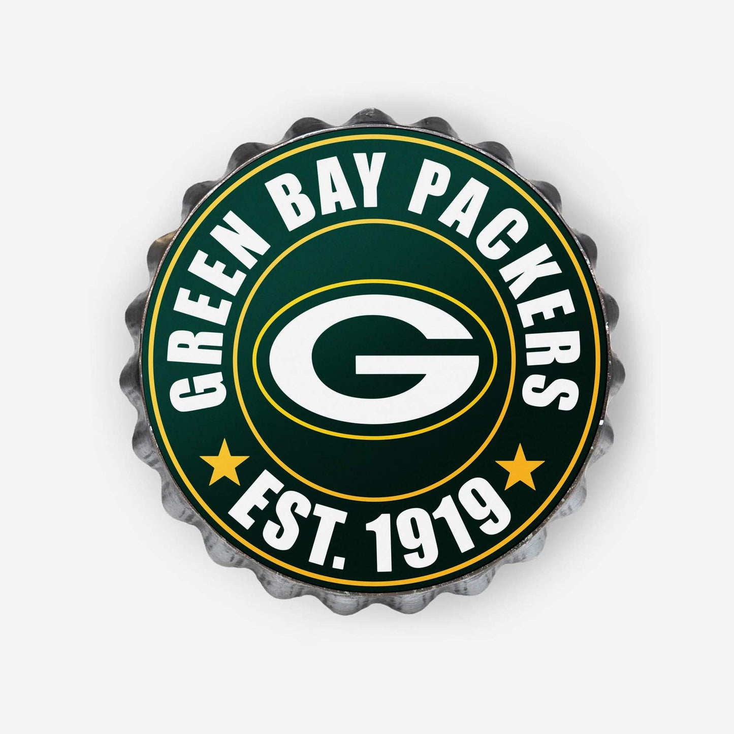 NFL Wall Logo Bottle Cap Packers