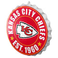NFL Wall Logo Bottle Cap Chiefs