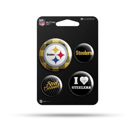 NFL Button Set Steelers