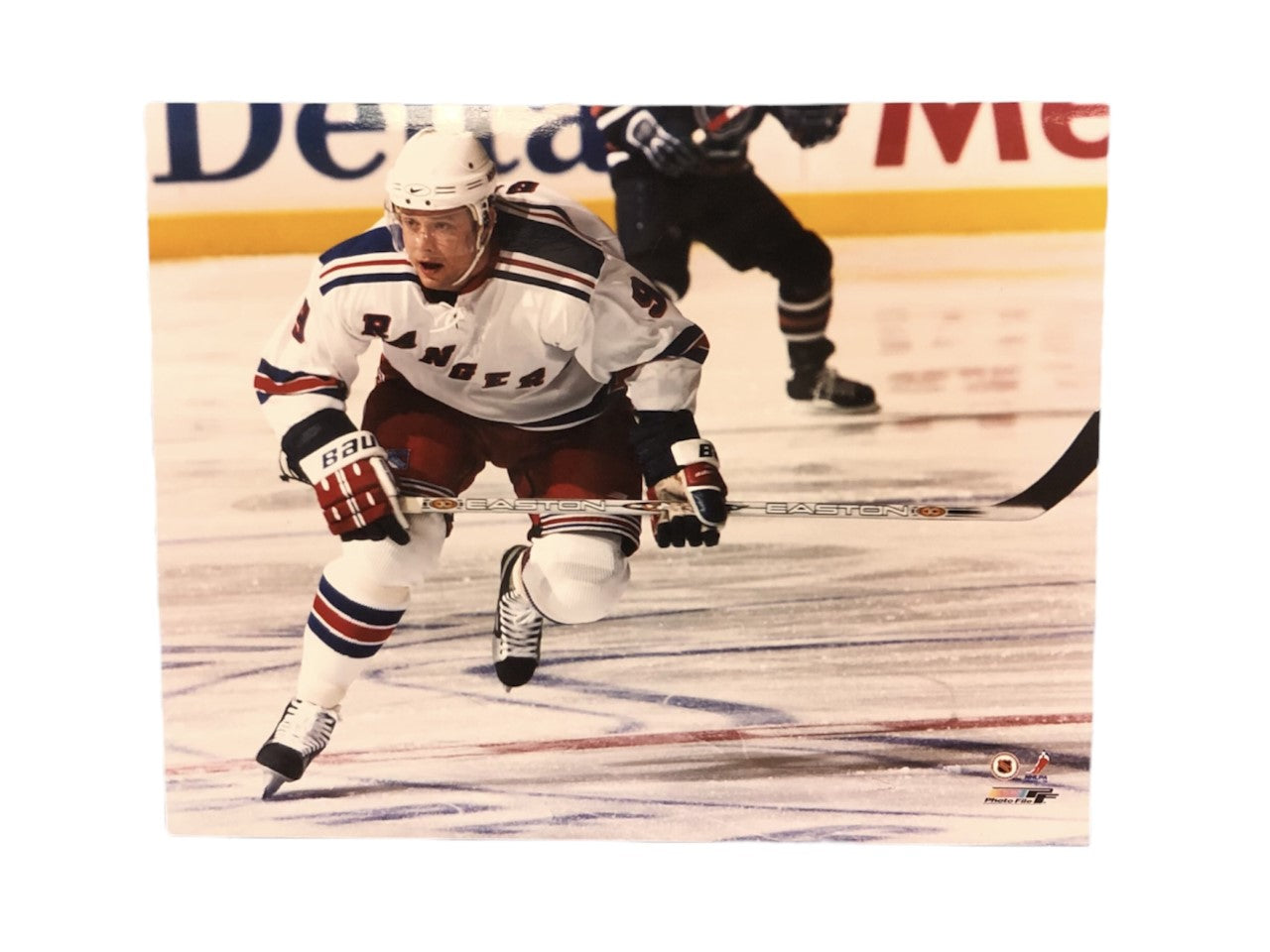 NHL 8x10 Vintage Player Photograph On Ice Pavel Bure Rangers
