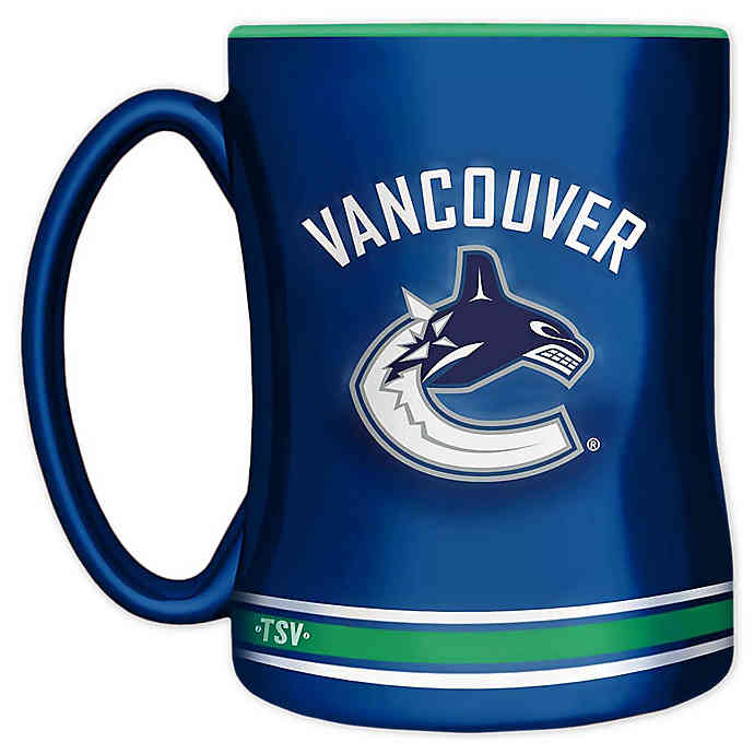 NHL Coffee Mug Sculpted Relief Canucks