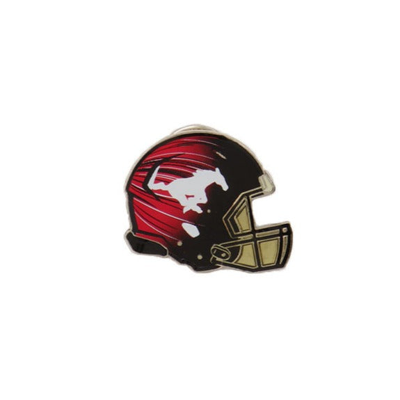 CFL Lapel Pin Helmet Stampeders