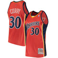 NBA Hardwood Classics Player 2009-10 Swingman Jersey Steph Curry Warriors (Orange)