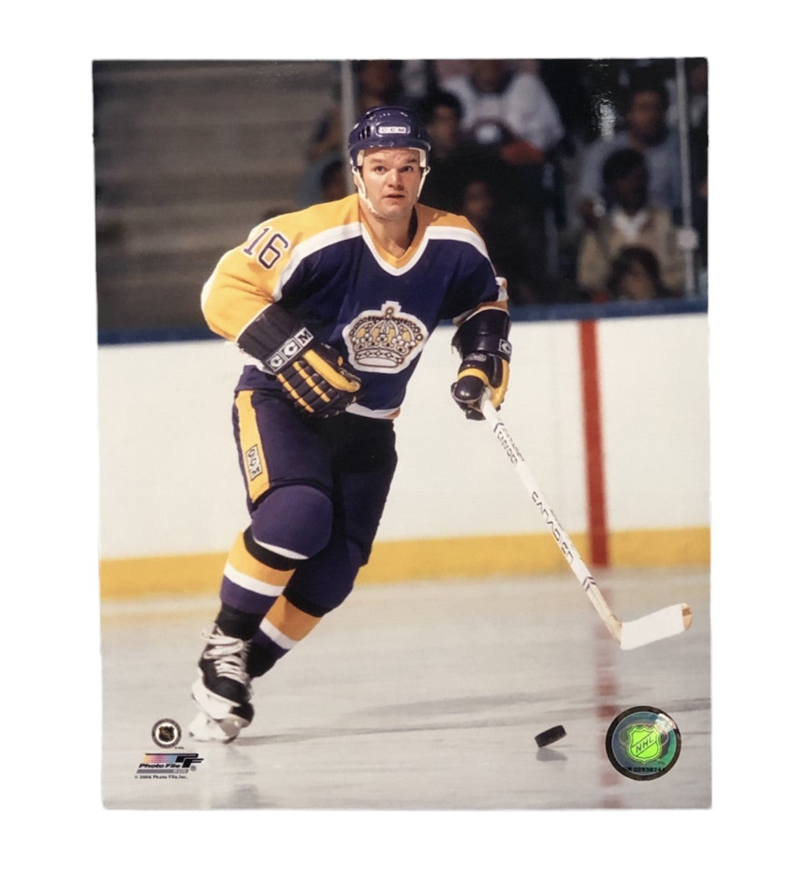 NHL 8x10 Vintage Player Photograph Close Up Marcel Dionne Kings