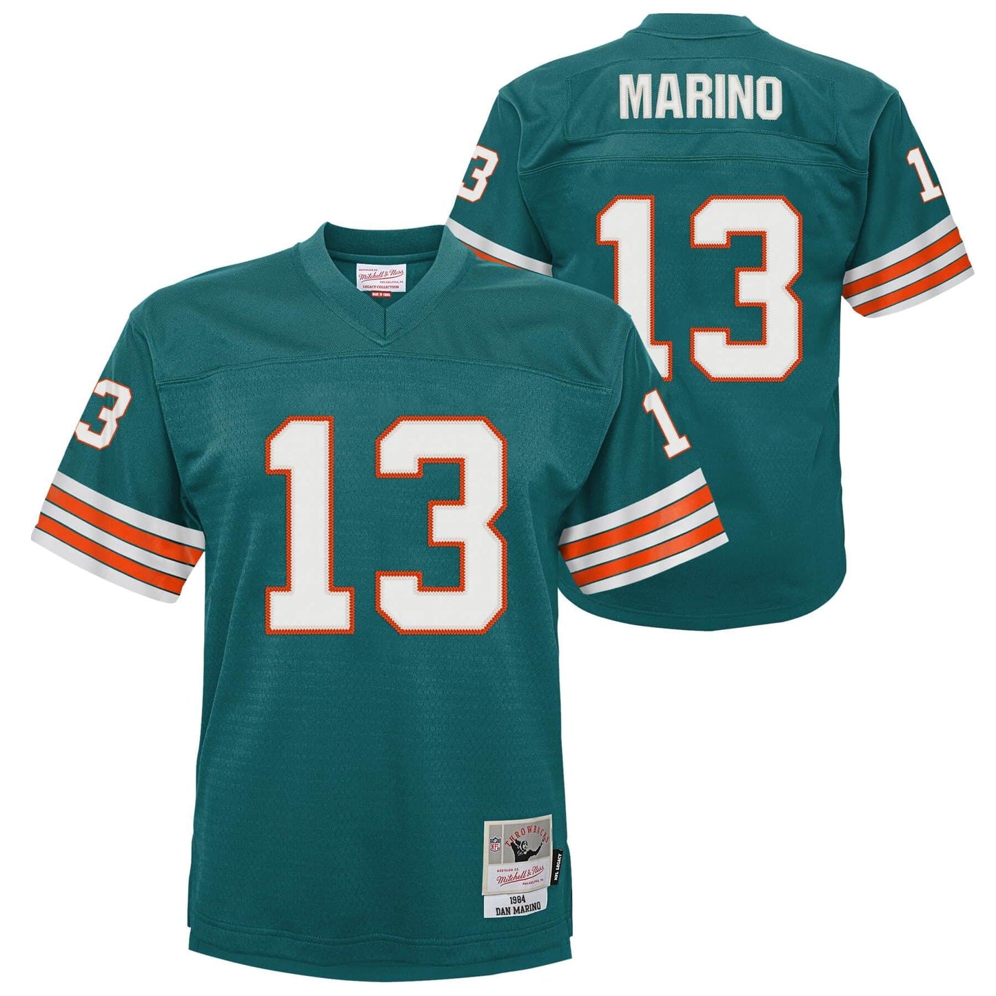 NFL Legacy Player Jersey 1984 Dan Marino Dolphins (Aqua)