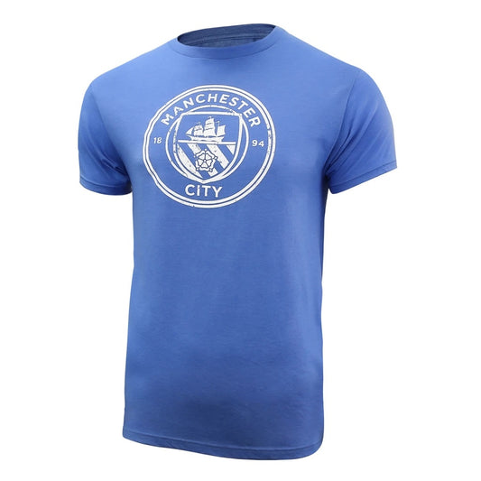 EPL T-Shirt Vintage Distressed Logo Manchester City FC