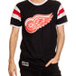 NHL T-Shirt Retro Varsity Inset Red Wings