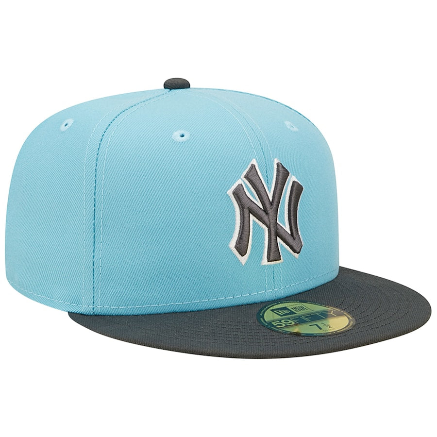 MLB Hat 5950 2T Color Pack Yankees (Teal Blue)