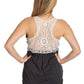 NHL Ladies Tanktop Flowy Crochet Canadiens