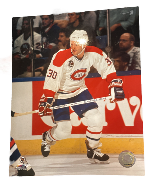 NHL 8X10 Vintage Player Photograph Chris Nilan Canadiens