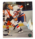 NHL 8x10 Vintage Player Photograph vs rival Bob Nystrom Islanders