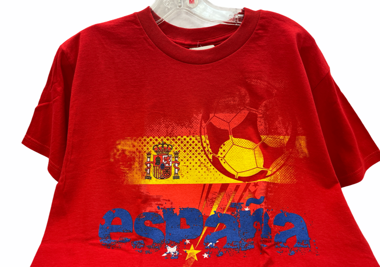 Country T-Shirt Soccerball Spain