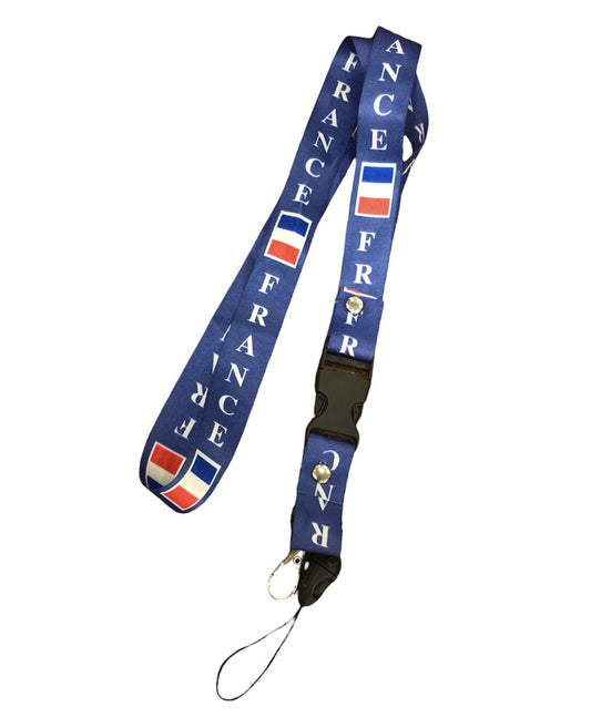 Country Lanyard France (Blue)