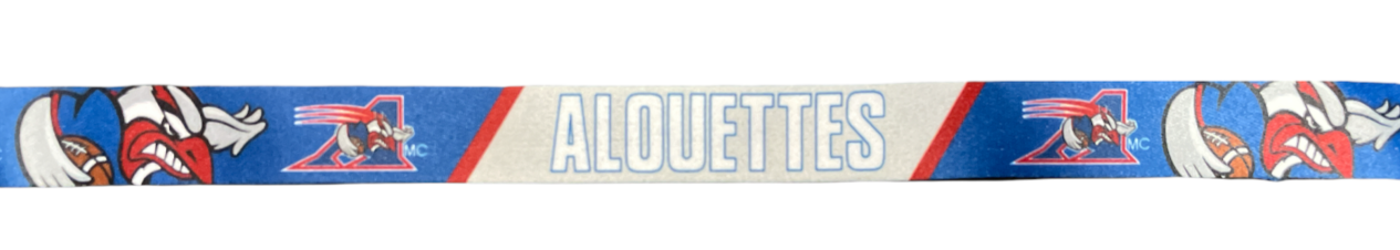 CFL Lanyard Sublimated Alouettes (2000-2018 Logo)