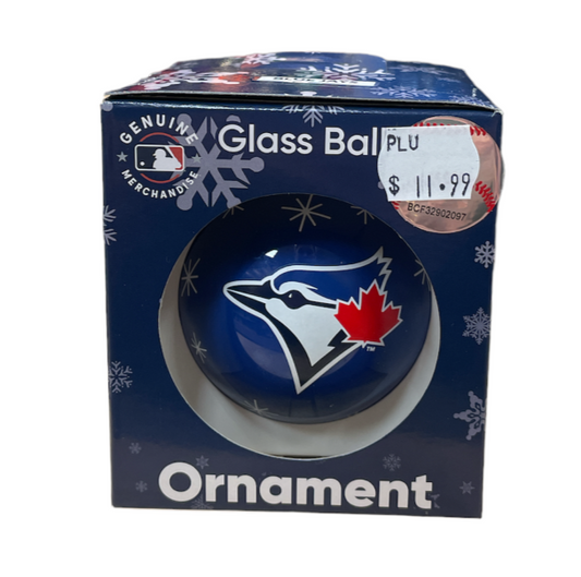 MLB Ornament Glass Ball Blue Jays