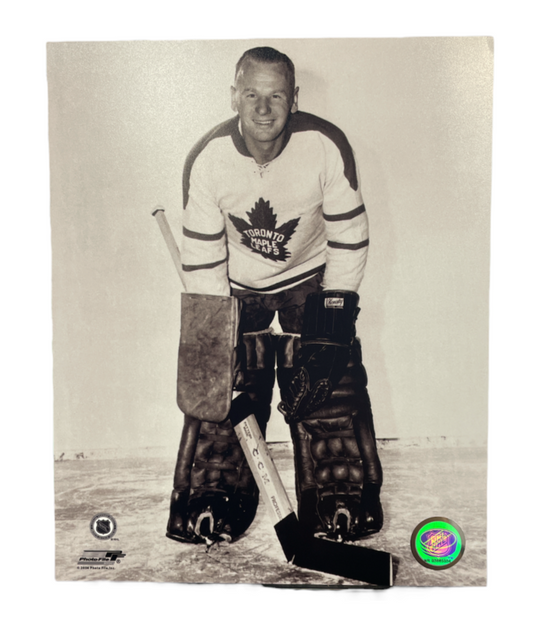 NHL 8x10 Vintage Player Photograph Jonny Bower Maple Leafs