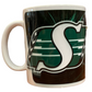 CFL Coffee Mug Subl. 11 Oz C-Handle White Roughriders