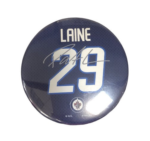 NHL Player Magnet 3" Round Patrik Laine Jets