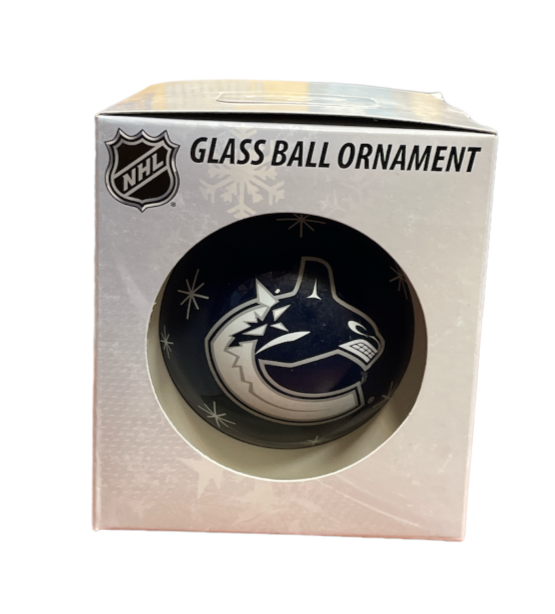 NHL Ornament Glass Ball Canucks