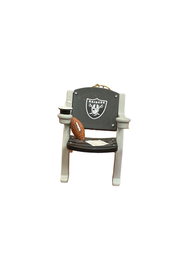 NFL Ornament Stadium Chair Raiders