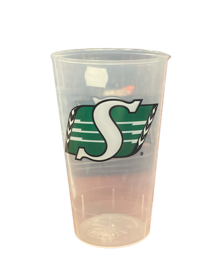 CFL 2Pc Set Plastic Tumbler Roughriders