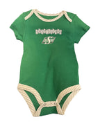 CFL Infant 3Pc Onesie Set 3rd Down Roughriders