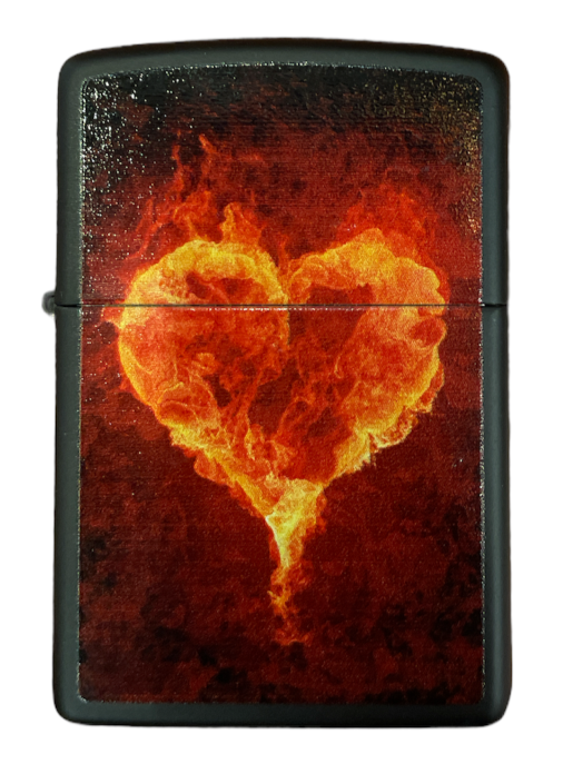 Zippo Lighter Hearts