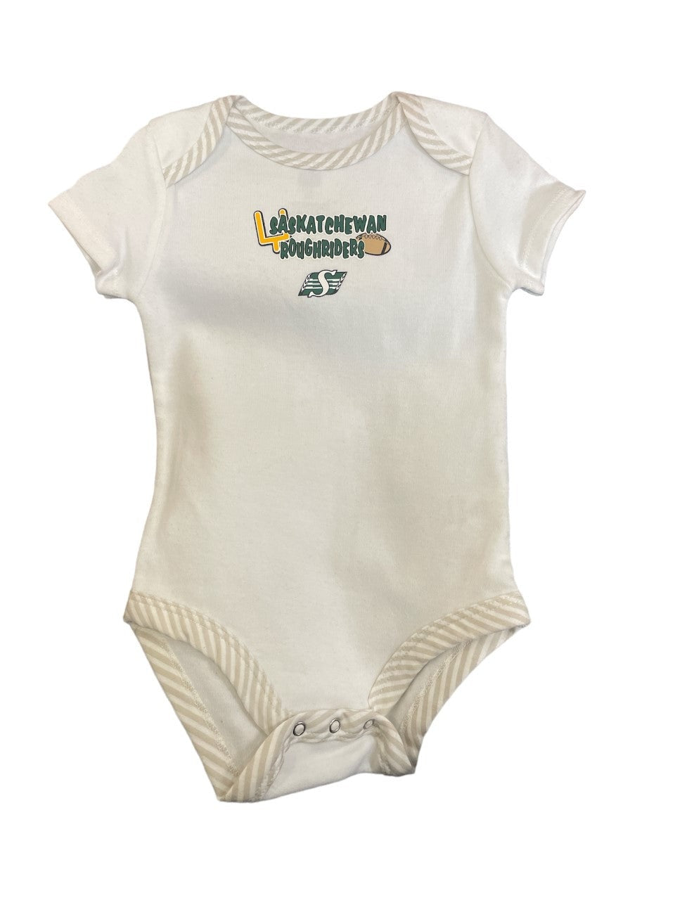 CFL Infant 3Pc Onesie Set 3rd Down Roughriders