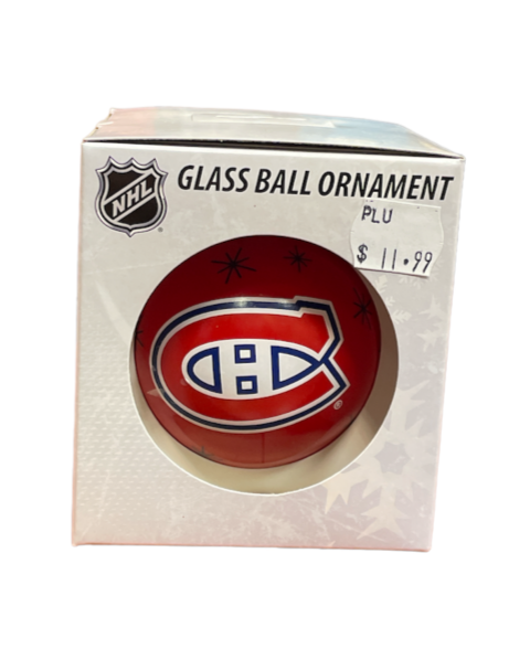 NHL Ornament Glass Ball Canadiens