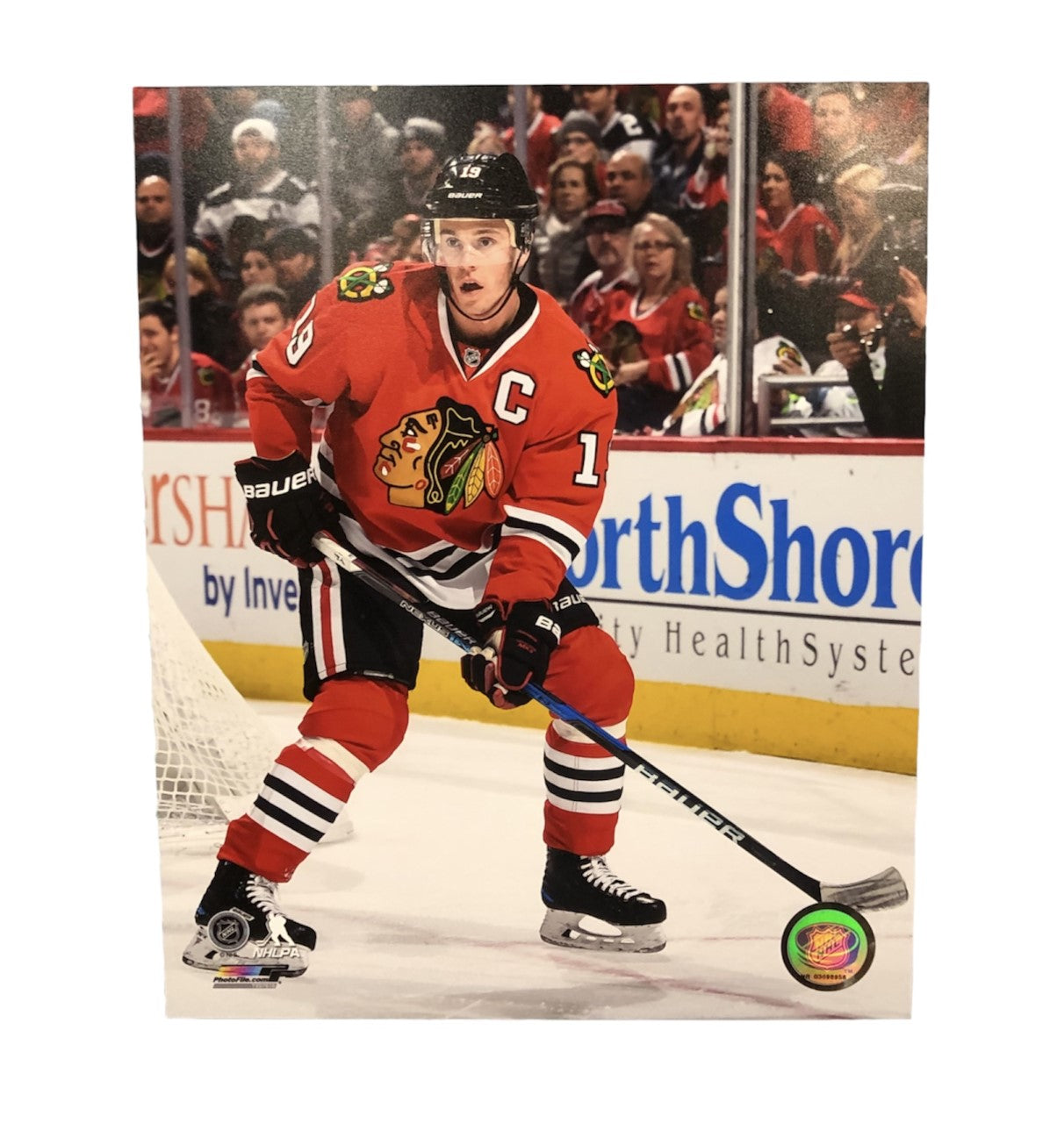 NHL 8x10 Player Photograph Focus Jonathan Toews Blackhawks