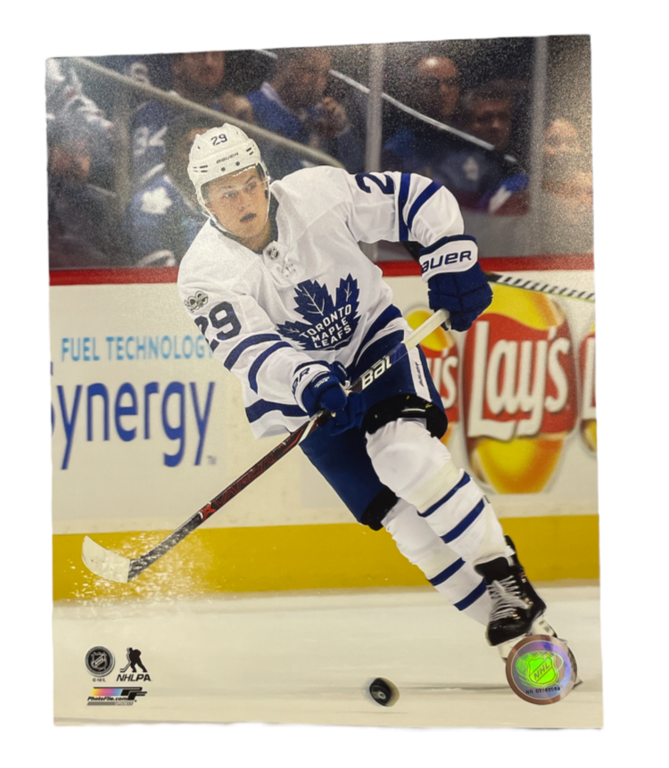 NHL 8x10 Player Photograph Away William Nylander Maple Leafs