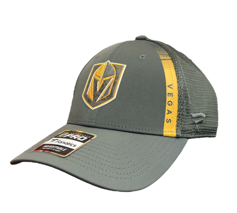 NHL Hat Structured Adjustable Trucker Authentic Pro Home Ice 2022 Golden Knights