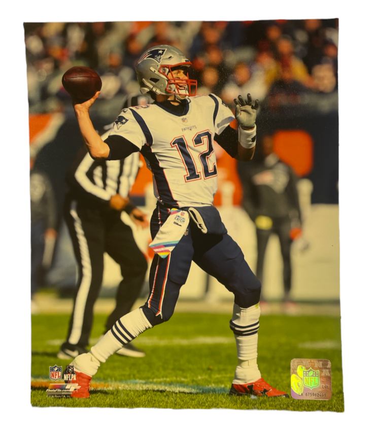 NFL 8x10 Player Photograph Away 2 Tom Brady Patriots