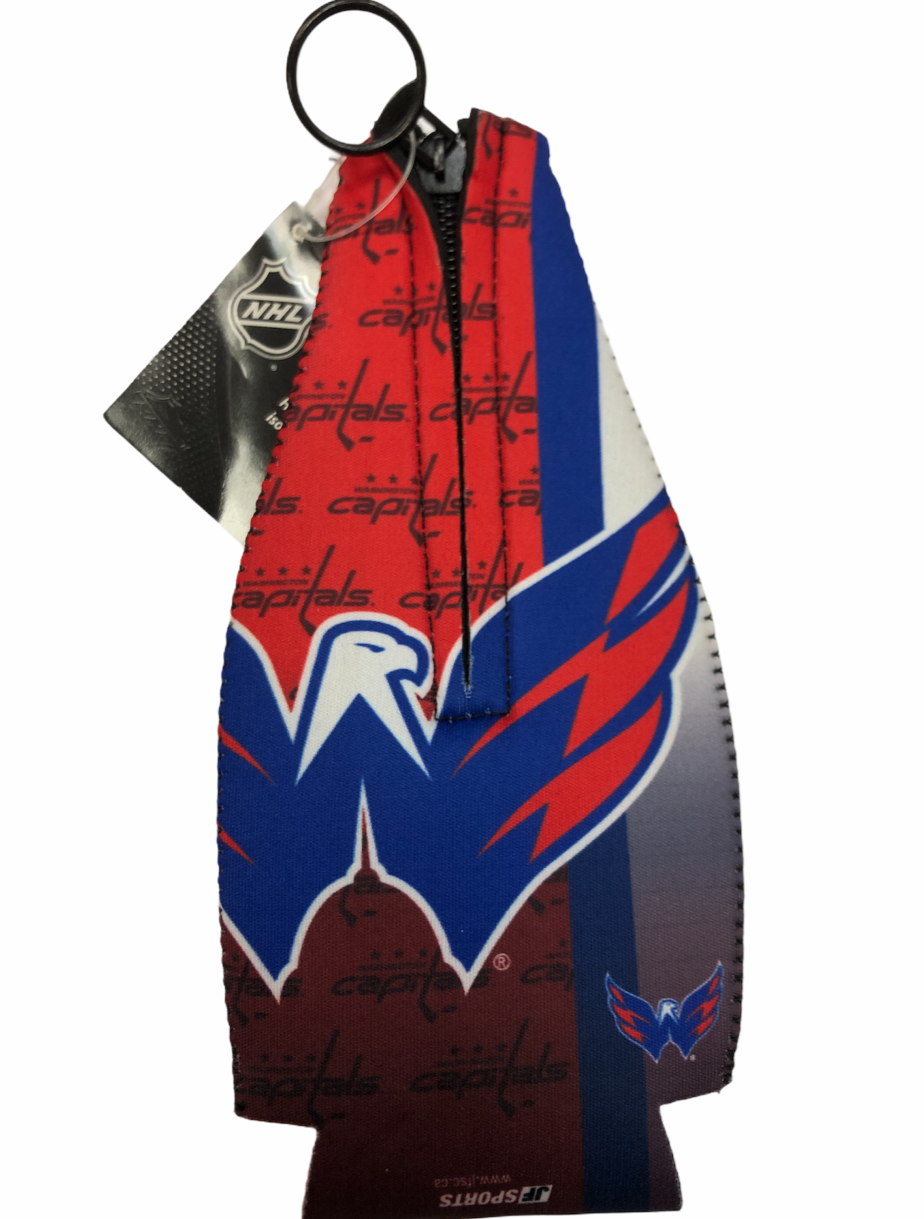 NHL Neoprene Bottle Cooler Sublimated Capitals