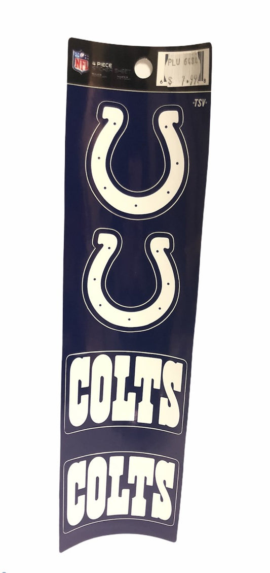 NFL 4pc Sticker Sheet Colts