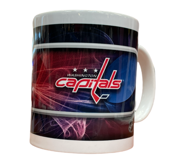 NHL Coffee Mug Subl. 11 Oz C-Handle White Capitals