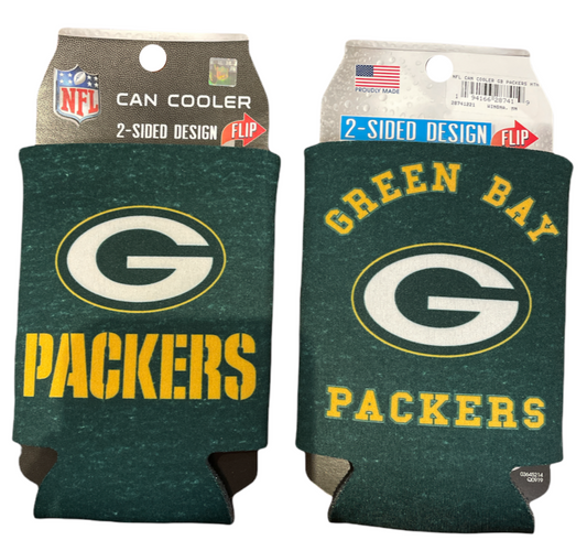 NFL Neoprene Can Cooler Heather Packers
