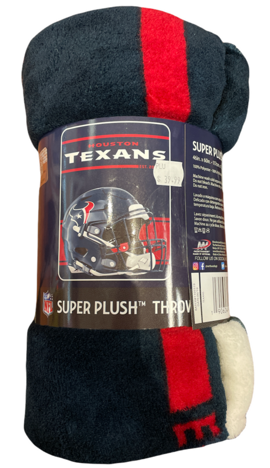 NFL Micro Plush Throw Texans