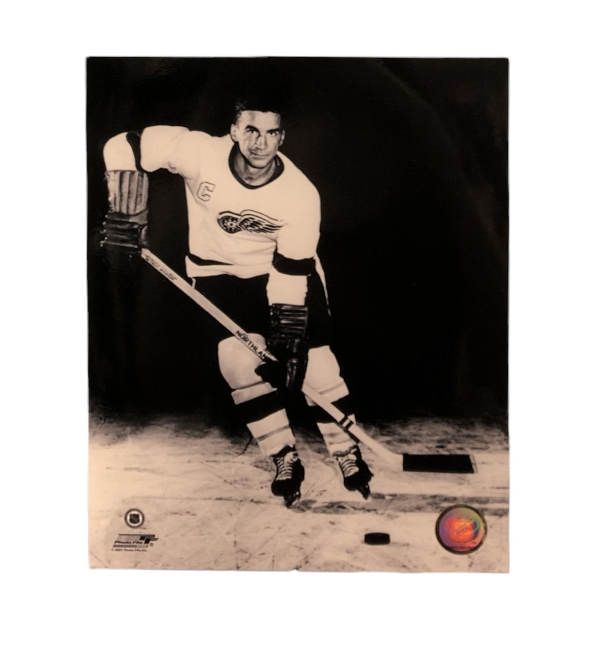 NHL 8x10 Vintage Player Photograph Ted Lindsay Red Wings