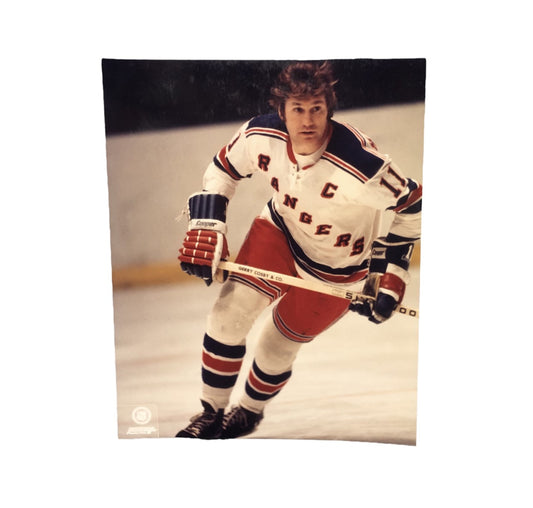 NHL 8x10 Vintage Player Photograph Victor Hadfield Rangers