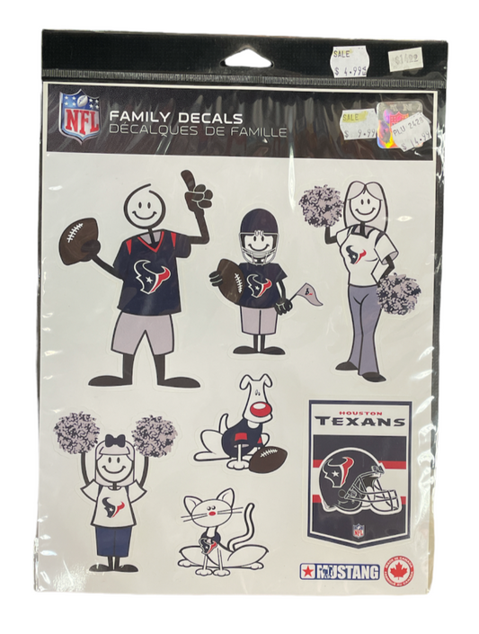 NFL Family Decals Texans