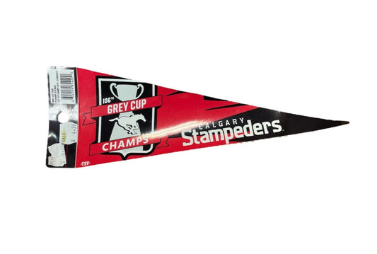 CFL Pennant Sticker Champs 2018 Stampeders