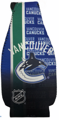 NHL Neoprene Bottle Cooler Sublimated Canucks