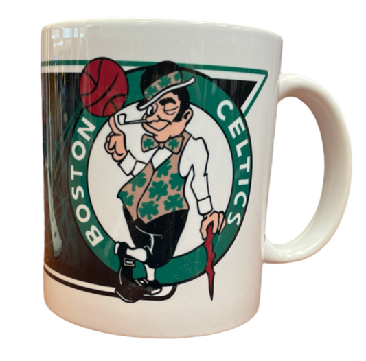 NBA Coffee Mug Subl. 11 Oz C-Handle White Celtics