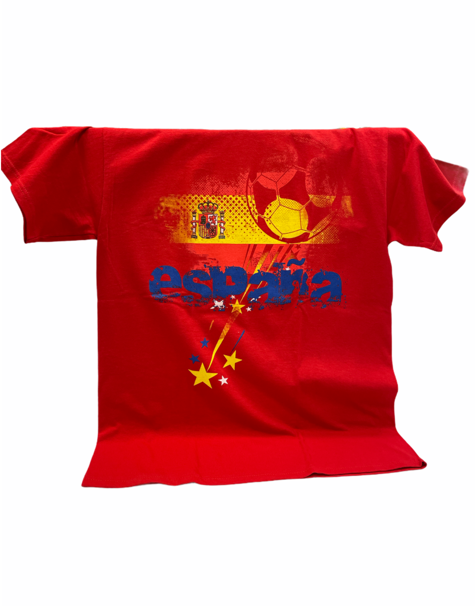Country T-Shirt Soccerball Spain