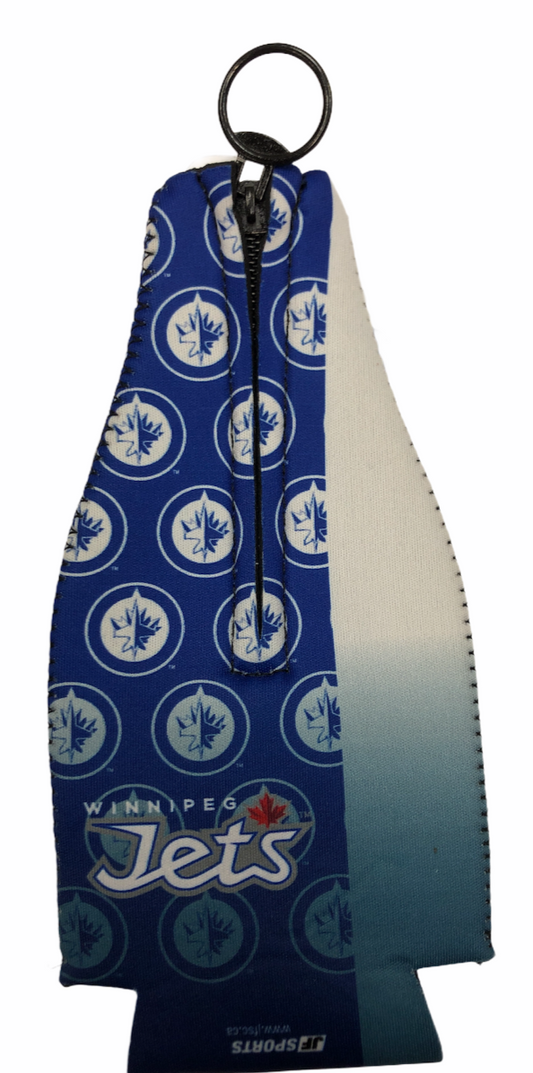 NHL Neoprene Bottle Cooler Sublimated Jets