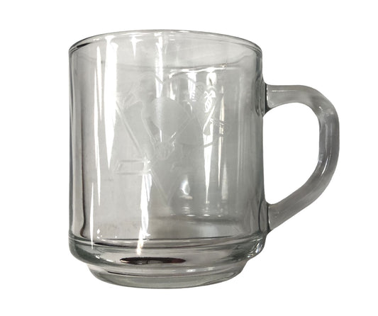 NHL Glass Tea Mug Penguins