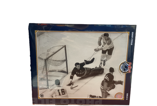 NHL 8X10 Vintage Player Photograph On Ice Gump Worsley Rangers