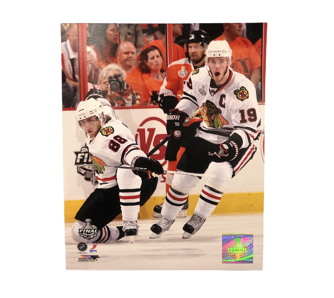 NHL 8x10 Player Photograph Jonathan Toews & Patrick Kane Blackhawks